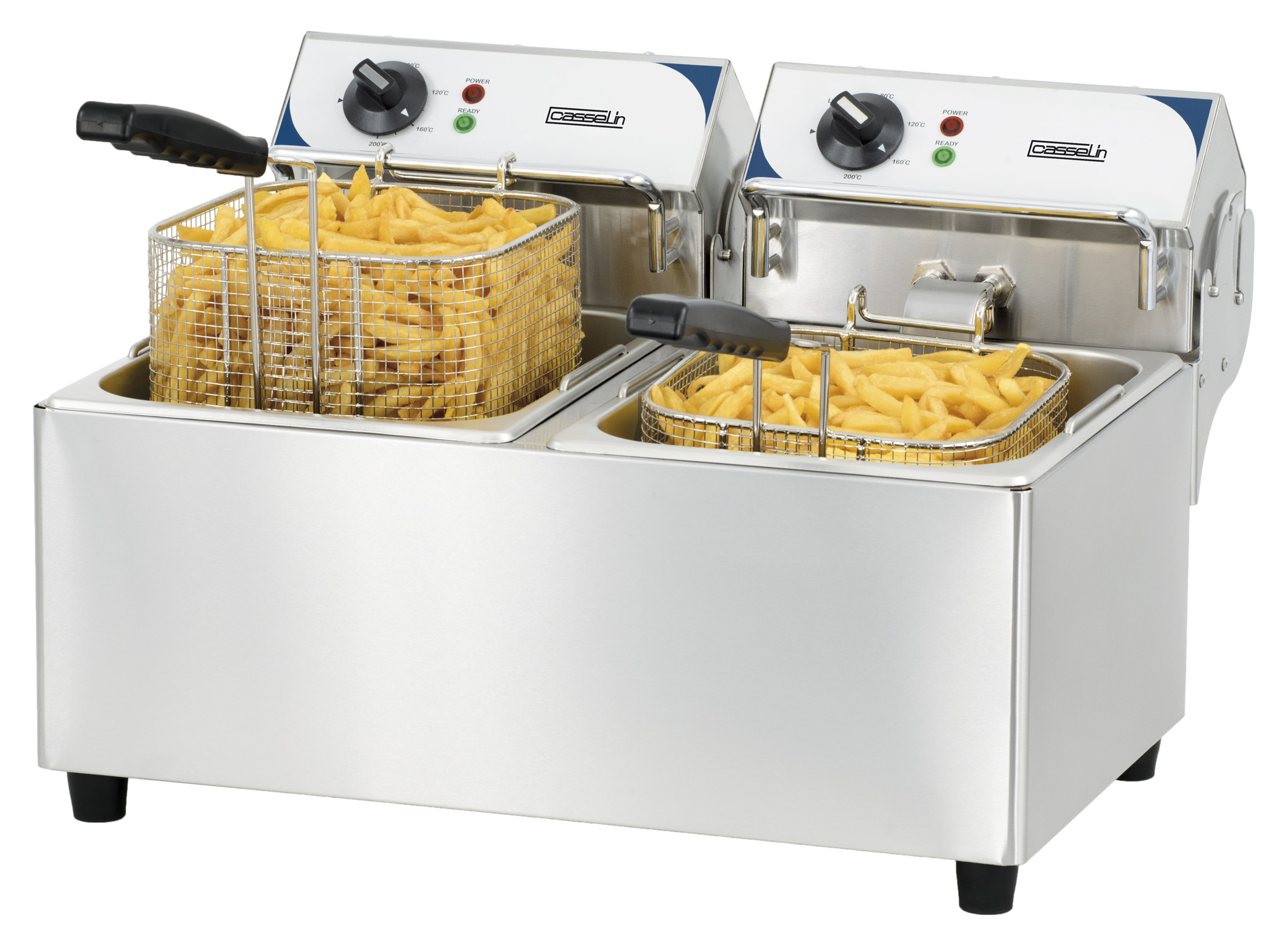 CASSELIN - FRITEUSE ÉLECTRIQUE 2 X 7 LITRES