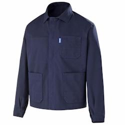 Cepovett - Veste de travail coton majoritaire ESSENTIELS Bleu Marine Taille XS - XS bleu 3603622238676_0