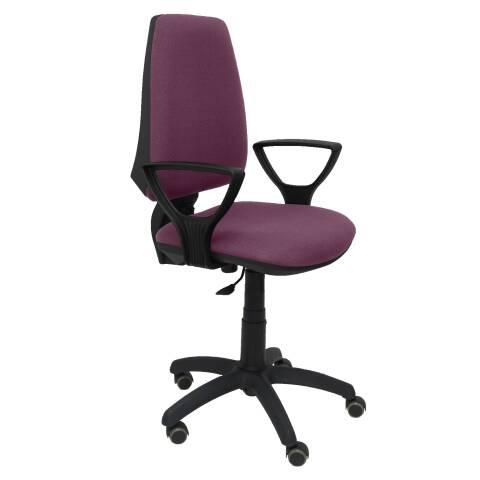 CHAISE DE BUREAU ELCHE - ACCOUDOIRS FIXES - VIOLET