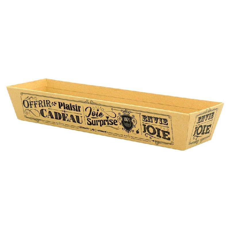 Corbeille carton rectangle 