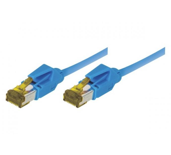 Cordon rj45 sur câble catégorie 7 s/ftp lsoh snagless bleu - 1,5 m 850044_0