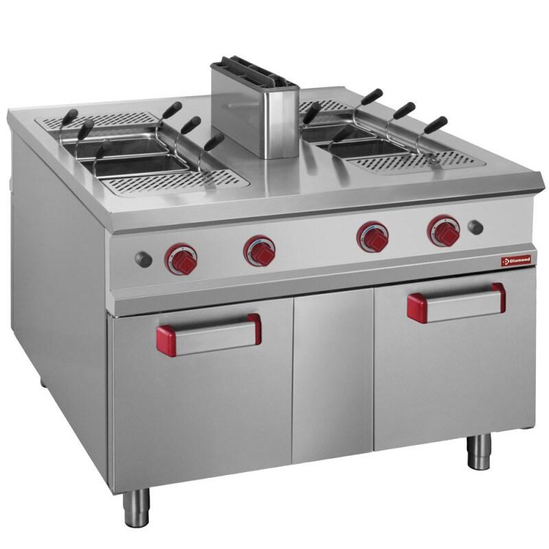 Cuiseur à pâtes gaz - 2 x 40 litres / armoire - Diamond - 0615402015608_0