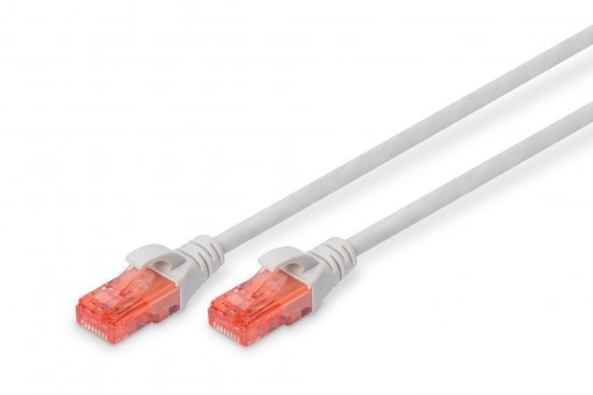 DIGITUS Câble patch CAT 6 U/UTP - LSZH, 2 m, gris - gris 4016032387756_0