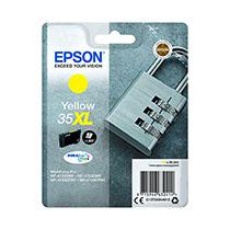 EPSON 35XL CARTOUCHE HAUTE CAPACITÉ JAUNE POUR IMPRIMANTE JET D'ENCRE