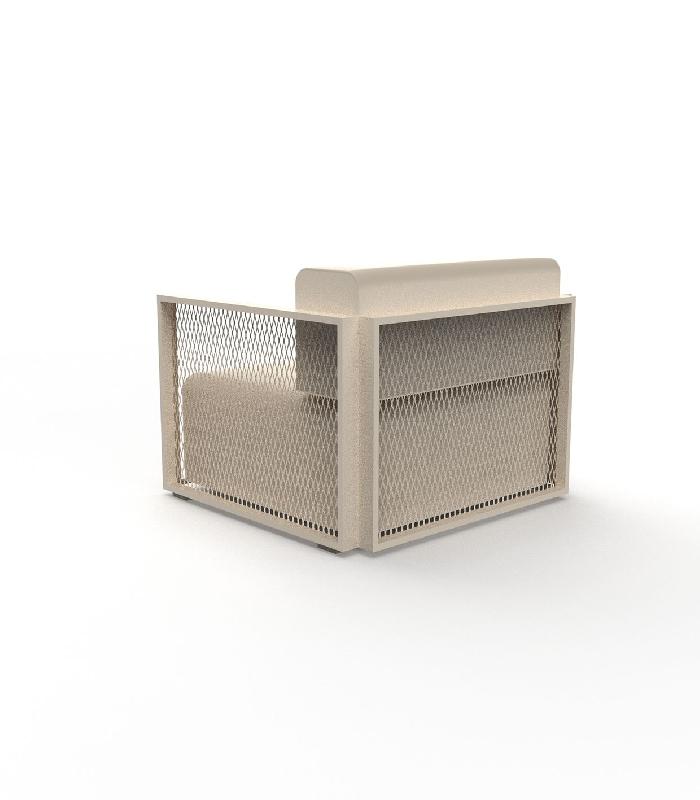 Fauteuil lounge THE FACTORY - creme_0