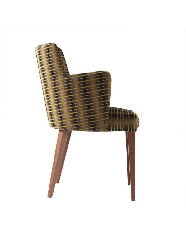Fauteuil Valdemar - entièrement rembourré avec dos lisse et boutons sur le dossier en option_0