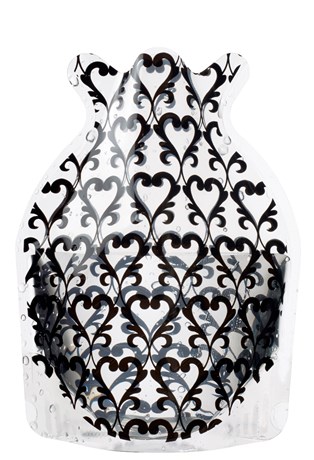 GRAND VASE JETABLE SOLIA NOIR 32.5 CM (VENDU PAR 10)