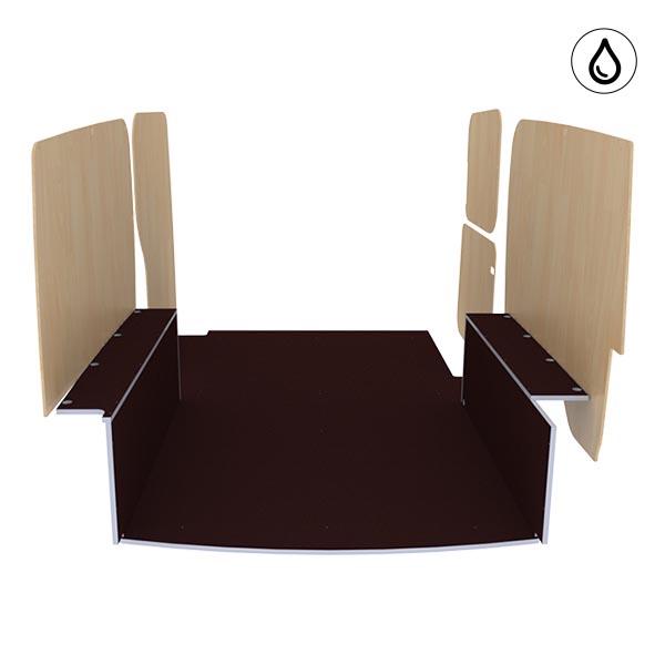 Habillage bois natural K5 CP antidérapant + vernis_0