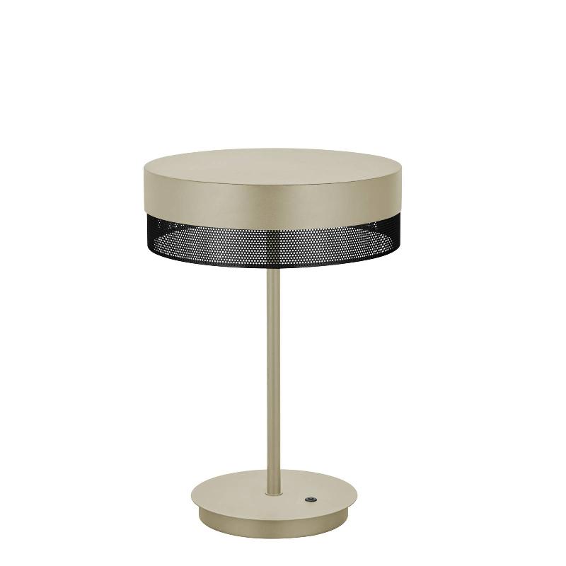 HELL LAMPE DE TABLE LED MESH 43 CM SABLE/NOIRE