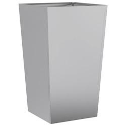 Helloshop26 - Jardinière bac lit surélevé plantes fleurs terrasse jardin 45 x 45 x 75 cm acier galvanisé gris 02_0037611 - 3000213907605_0