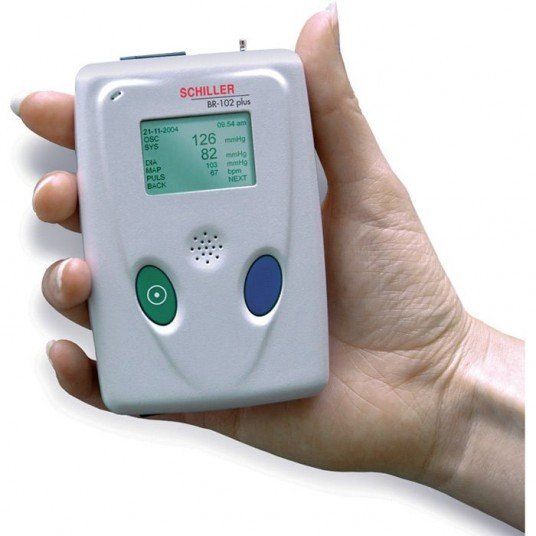 Holter tensionnel BR102+ Schiller - Ref: SOC-FMBR102PLUS - Oscillométrique, enregistrement 24/48h, logiciel MT300_0