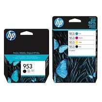 HP 953 PACK 2 CARTOUCHES NOIRES + 3 CARTOUCHES COULEUR POUR IMPRIMANTE JET D'ENCRE