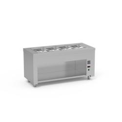 ITALCONCEPT Meuble bain-marie ventilé sans réserve - 3667335124602_0