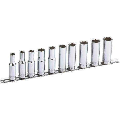JEU DE 10 DOUILLES LONGUES 6 PANS SAM OUTILLAGE