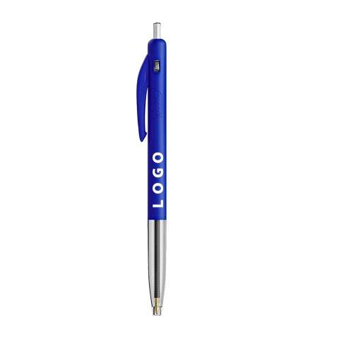 LOT DE 500 - STYLO BILLE BIC M10® CLIC PUBLICITAIRE RÉTRACTABLE POINTE 0,4 MM - ÉCRITURE EXTRA-FINE - MARQUAGE 1 COULEUR