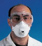 Masque jetable 9322 - pliable FFP2 avec soupape - concept 3 panneaux et média filtrant 3M Electret_0