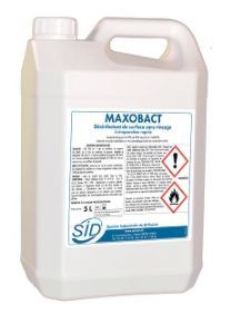 Maxobact - Désinfectant de surface sans rinçage à évaporation rapide - Bactéricide, fongicide, virucide, actif sur coronavirus_0