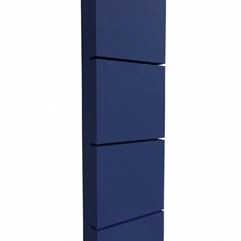 Montant Totem 6 rainures 10x30x245 cm - bleu nuit_0