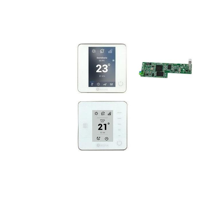 PACK THERMOSTATS BLUE THINK RADIO AIRZONE BLANC CONNECTÉ 2 ZONES_0
