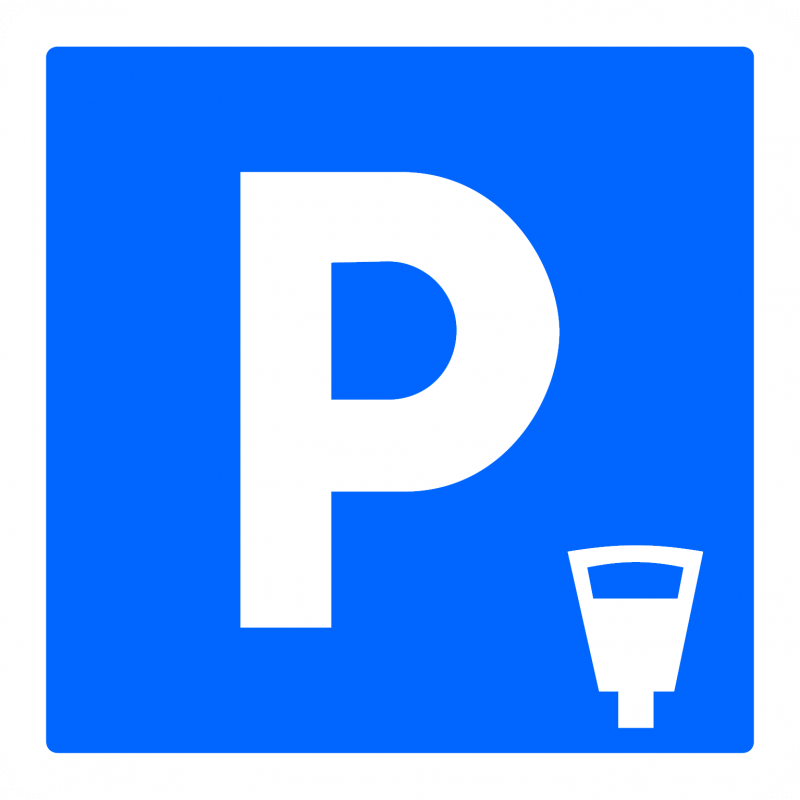 Panneau indication parking payant C1C_0
