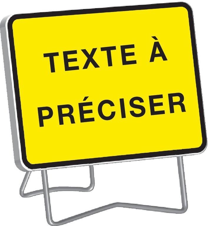 Panneaux Taliasign KC1 800x600 mm classe 2 Indications Temporaires - PNTLGLV2KC1-TL01/P_0