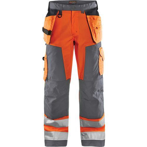 PANTALON ARTISAN HAUTE-VISIBILITÉ - ORANGE FLUO - D116 - BLAKLADER