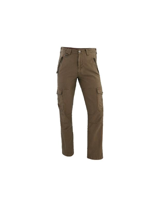 PANTALON DE TRAVAIL MULTIPOCHES DOBBY EXPLORE TAUPE T40 - PULS - 0314.9999.021 T40