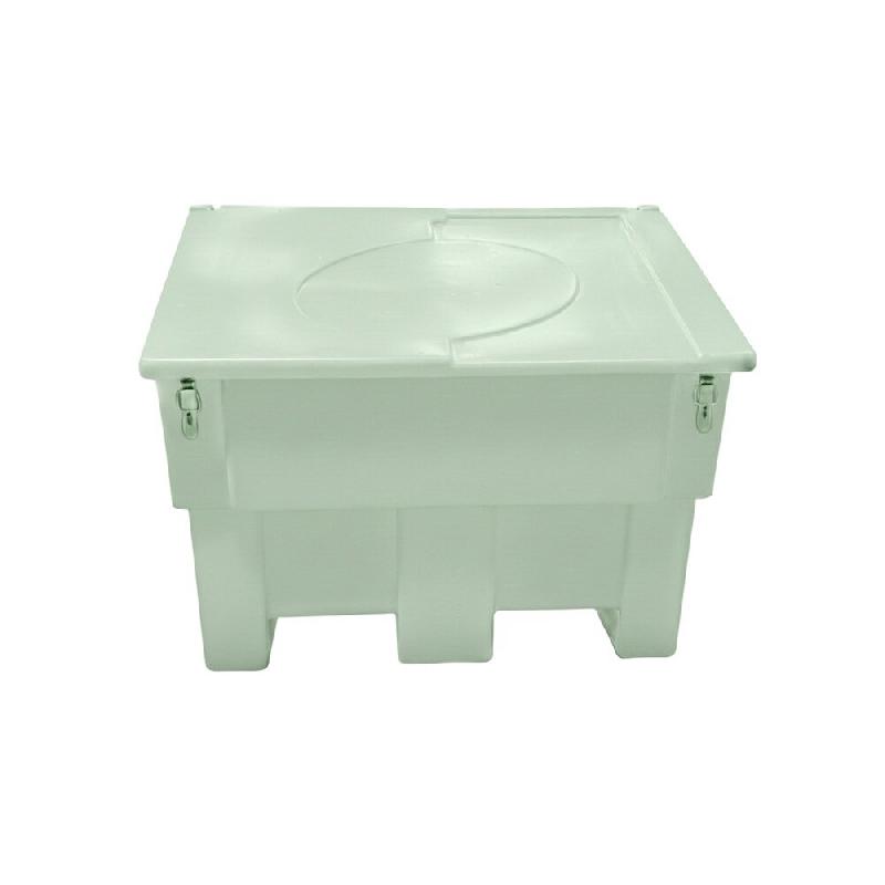 PLAST'UP ROTOMOULAGE Coffre de rangement 300l + grenouillères - VERTAMANDE - vert 0637962082838_0