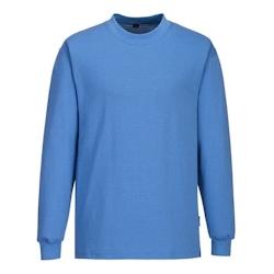 Portwest - Tee-shirt de travail à manches longues antistatique ESD Bleu Taille 3XL - XXXL 5036108347063_0
