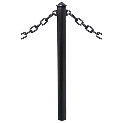 POTELET PROVINCE Ø76 MM CHAINES 2 ANNEAUX AGORA NOIR 9005 - PROCITY