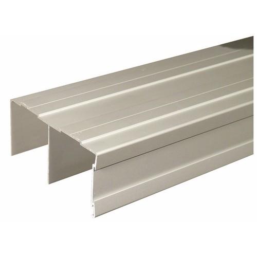 RAIL HAUT POUR PORTE COULISSANTE P300-19 - 2550 MM - ARGENT SEED