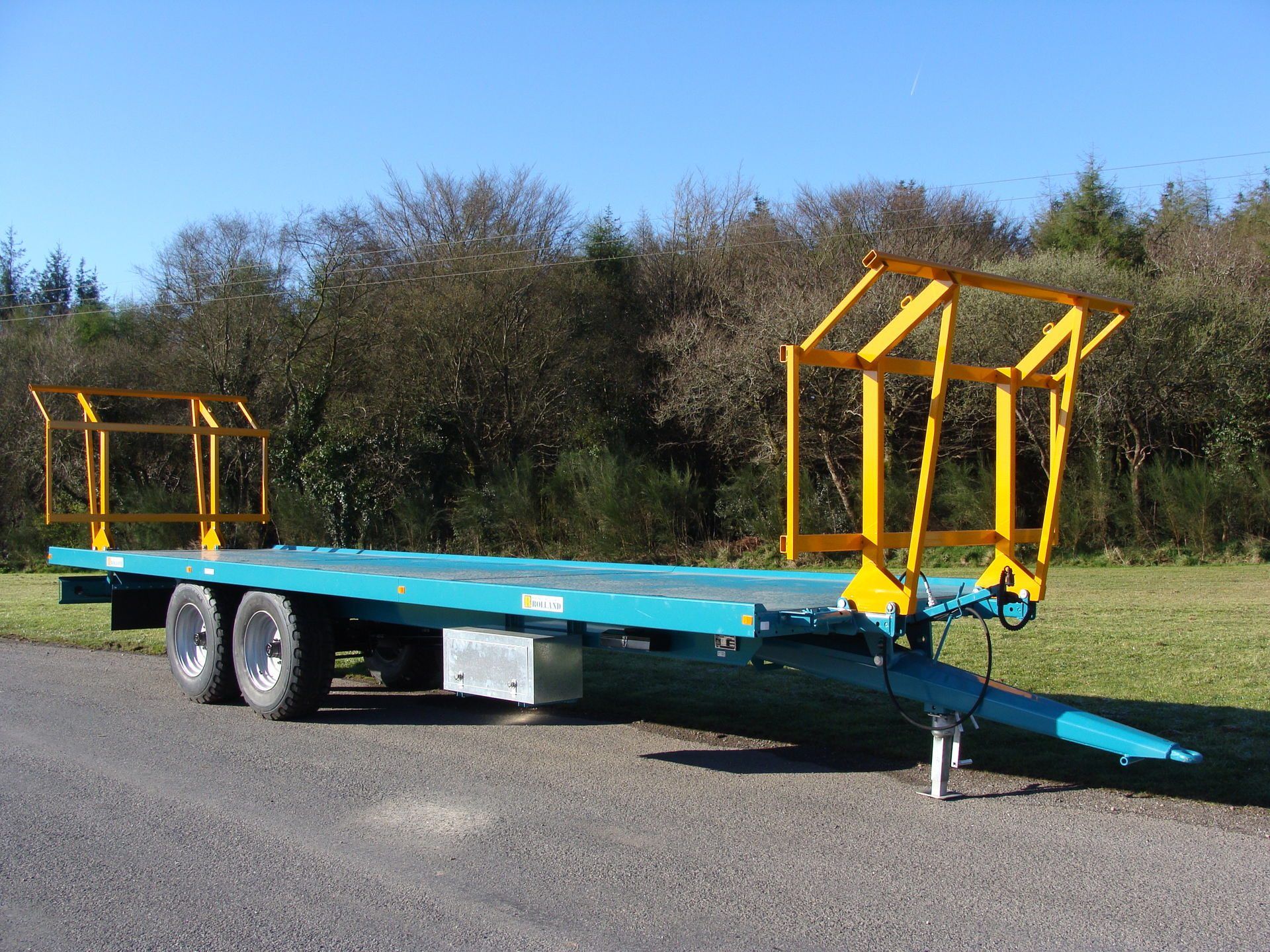 Remorque plateau agricole sp 7504 - golpais - longueur de caisse 7500 mm - ptac 11500 kg_1