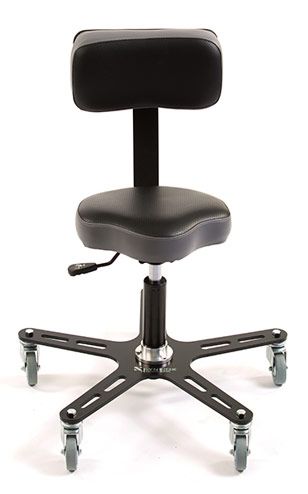 SF-150 - Tabouret ergonomique Synetik Ergodesign - Cylindre 140 mm - Dossier et siège ajustables_0