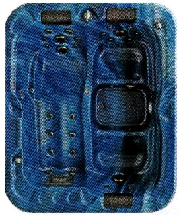 Spa Molène - 1 place allongée + 2 assises - 29 jets - 776L - Lucite Acrylique_0