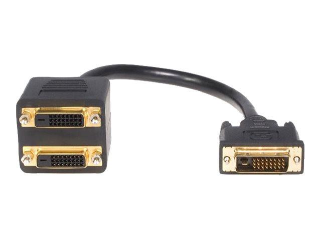 STARTECH.COM CÂBLE RÉPARTITEUR EN Y DVI-D VERS 2X DVI-D 30 CM - CÂBLE SPLITTER DVI-D - M/F (DVISPL1DD) - RÉPARTITEUR VIDEO - DVI - 30.5 CM