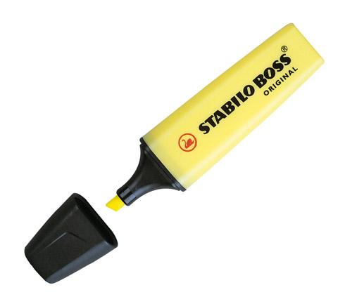 LOT DE 2 - SURLIGNEUR STABILO BOSS JAUNE