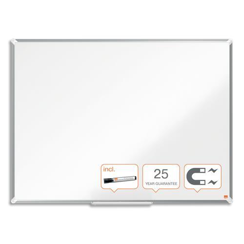 TABLEAU BLANC EMAILLE NOBO PREMIUM + - 1200 X 900 MM
