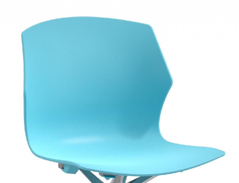 Tabouret haut No Frill - Mobel Linea - Bleu clair_0