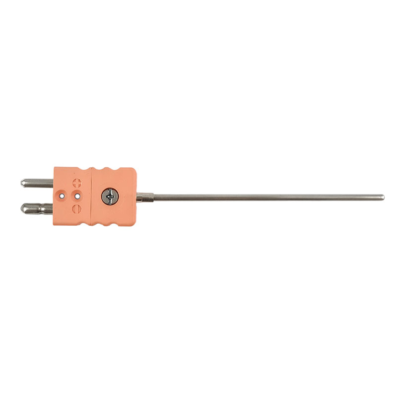 Thermocouple chemisé type N - Ø3mm, L:500mm, +1070°C max - Connecteur standard_0