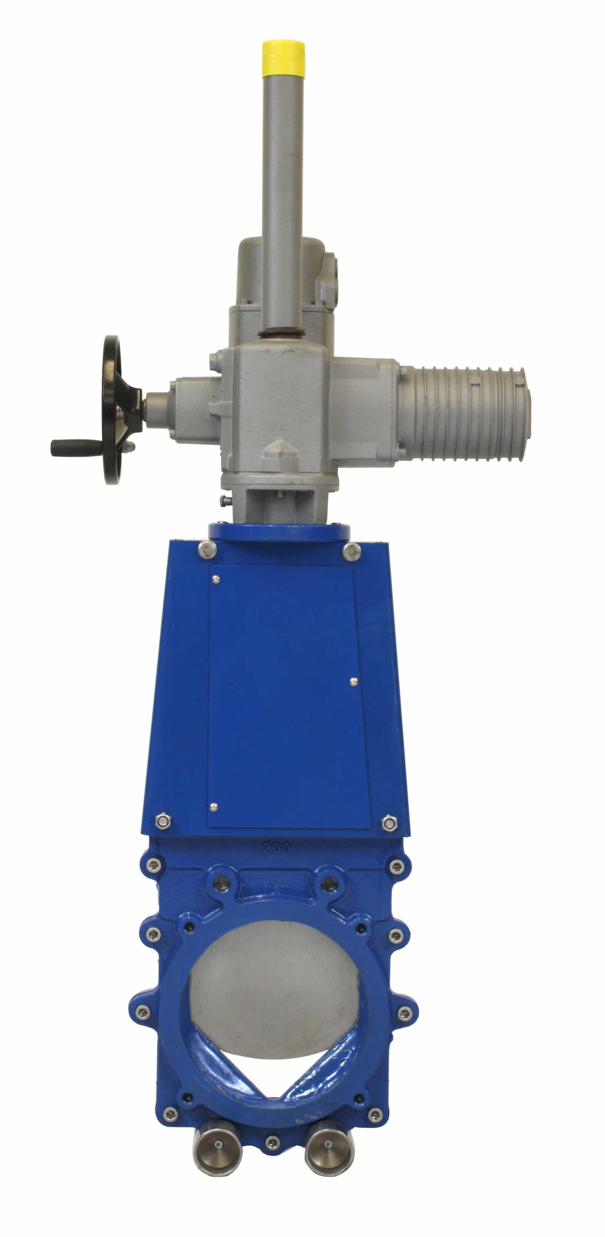 Vanne guillotine type VGR - motorisée - Ramus Industrie - étanchéité bi-directionnelle et passage intégral_0