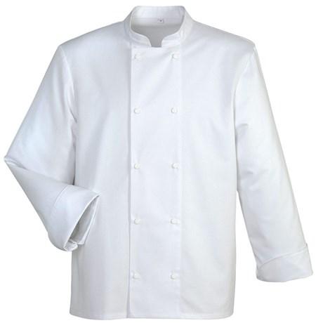 VESTE DE CUISINE BLANCHE MANCHES LONGUES H-LINE T.L