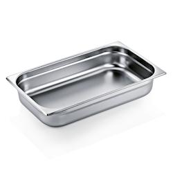 Bac GN 1/1 en Acier Chrome 13 L H 100 mm Was Germany - acier 9011 100_0