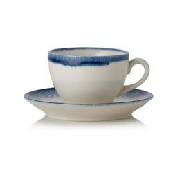 WAS Germany - Tasse et soucoupe, 0,22 l, set à 6 pièces, marina, porcelaine (4882825) - blanc porcelaine 4044925129497_0