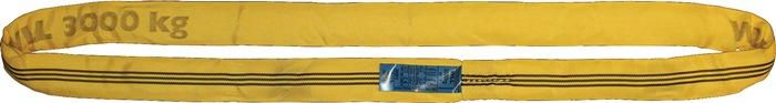 Élingue ronde DIN EN 1492-2 - 6 m - jaune - capacité de charge 3000 kg - PROMAT_0
