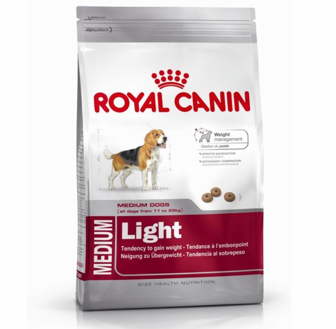 ALIMENT POUR CHIEN MEDIUM LIGHT ROYAL CANIN