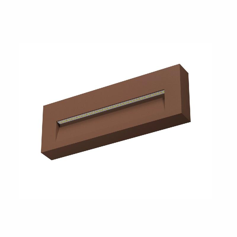 Beneito & Faure Spot Led Mural Beneito Faure Tween 5W, Cct, Balisage Intérieur/Extérieur, Finition Rouille Corten Déco Unique - marron 8436590207994_0