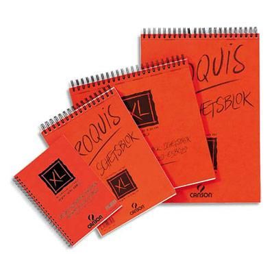 BLOC CROQUIS CANSON XL - SPIRALÉ - 120 FEUILLES - PAPIER EXTRA-BLANC 90G - FORMAT A3 - RÉF : 787501