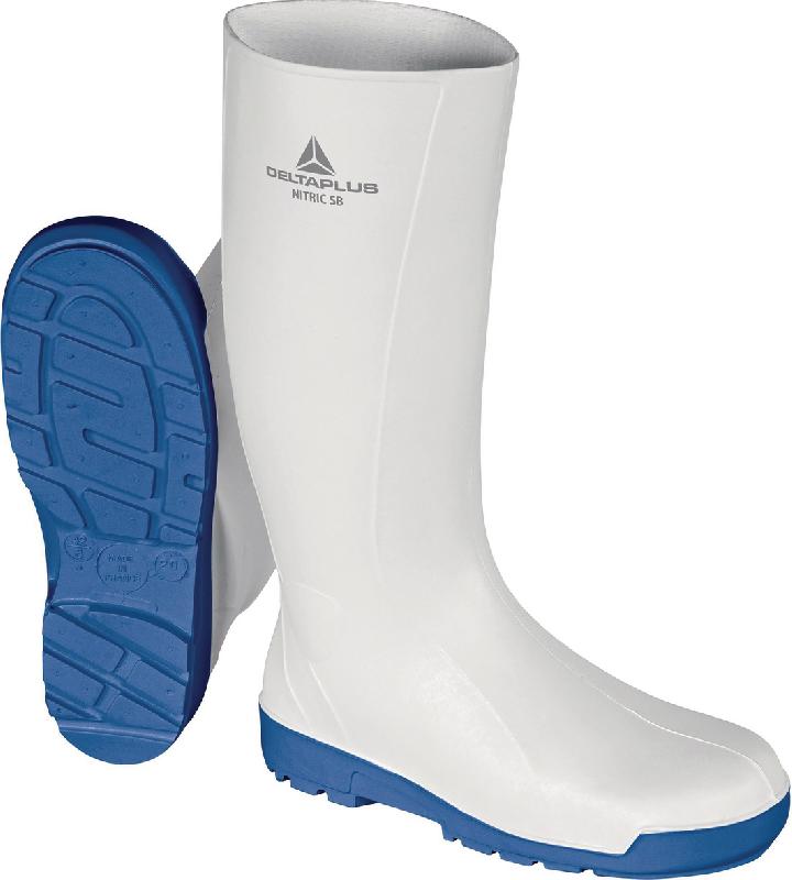 BOTTES PVC NITRIC SB BLANC 39 - NITRISBBC39 - MANUTAN COLLECTIVITÉS