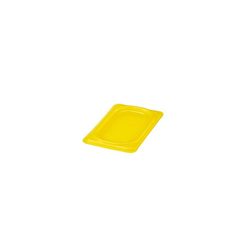 CAMBRO - 90PPCWSC-547/6 - (Lot de 6) Couvercle hermétique GN 1/9 - 10,8 x 17,6 cm - Jaune - (Récipient non inclus) - jaune plastique polypropylène_0