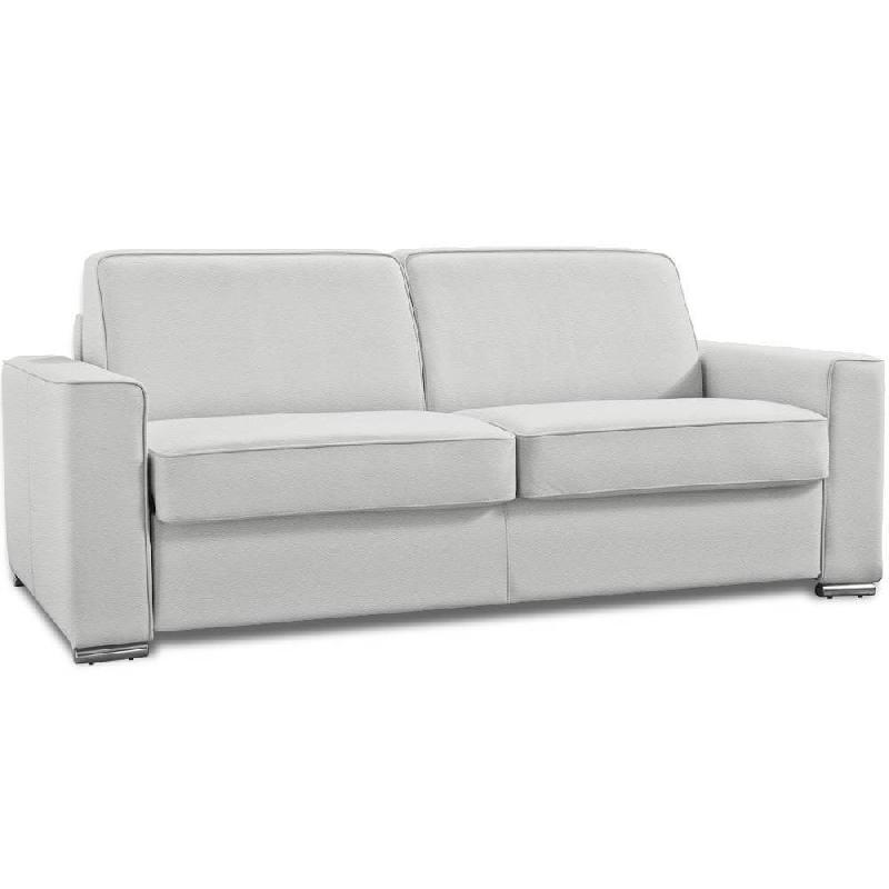 CANAPÉ EXPRESS  PREMIUM 160 CM SOMMIER LATTES RENATONISI MATELAS BULTEX POLYURÉTHANE BLANC CASSÉ_0